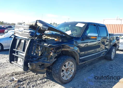 2011 Ford F-150 Platinum from USA, damaged, VIN 1FTFW1EF8BFA68560